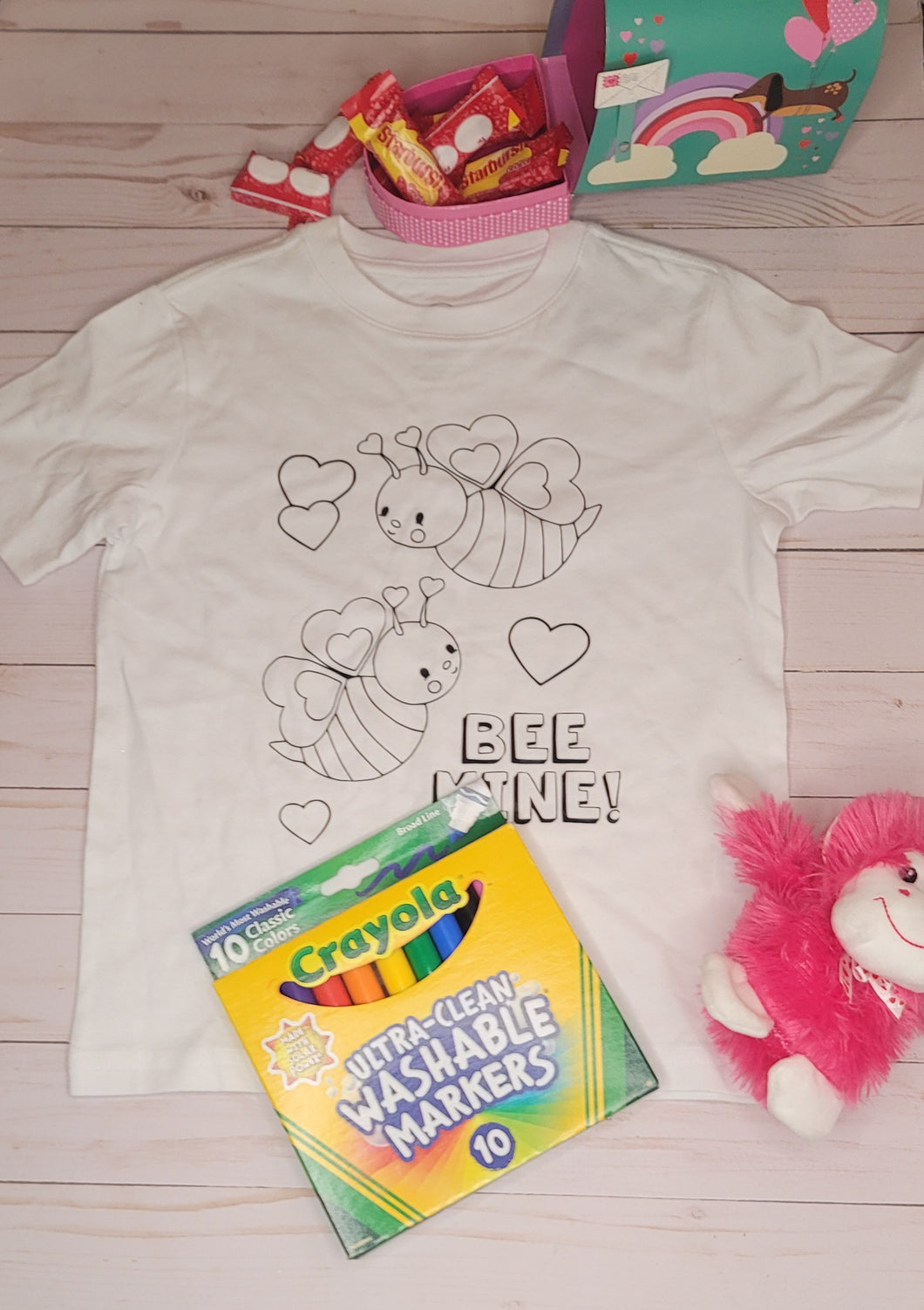 Valentine's Day Coloring Shirts