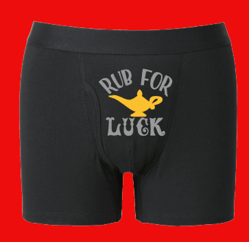 Naughty Boxers-Rub for Luck