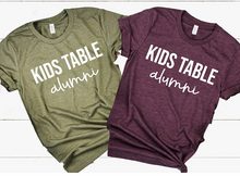 Load image into Gallery viewer, Kids Table Alumni T Shirt
